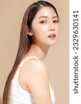 Young asian beauty woman model...