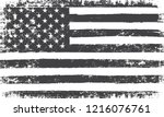 vector grunge american flag... | Shutterstock .eps vector #1216076761
