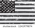 old dirty american flag.vector... | Shutterstock .eps vector #1241979874