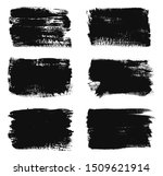 grunge paint lines. set of... | Shutterstock .eps vector #1509621914