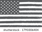 grunge usa flag. black and... | Shutterstock .eps vector #1793306404