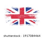grunge flag of united kingdom... | Shutterstock .eps vector #1917084464