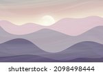 abstract beautiful evening... | Shutterstock .eps vector #2098498444