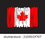 grunge brush stroke flag of... | Shutterstock .eps vector #2105019707