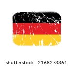 grunge germany flag.old flag of ... | Shutterstock .eps vector #2168273361