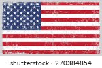 grunge usa flag.american flag... | Shutterstock .eps vector #270384854