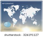 infographic world map... | Shutterstock .eps vector #326191127
