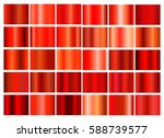 red gradient collection for... | Shutterstock .eps vector #588739577