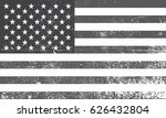 grunge usa flag.american flag... | Shutterstock .eps vector #626432804
