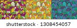 cute seamless pattern with... | Shutterstock .eps vector #1308454057