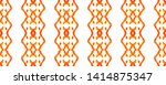 aztec print. tie dye pattern.... | Shutterstock . vector #1414875347