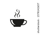 coffee cup icon isolate on... | Shutterstock .eps vector #1578142657