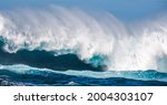 Big Wave Breaking On The Sea