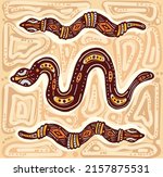 snake in decorative tribal... | Shutterstock .eps vector #2157875531