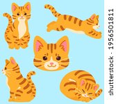 set of simple and adorable... | Shutterstock .eps vector #1956501811