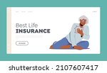 best life insurance landing... | Shutterstock .eps vector #2107607417