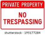 Private Property   No...