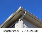 Small photo of Gutter guard system at a residential house in Frisco, Texas
