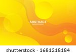 liquid color background design. ... | Shutterstock .eps vector #1681218184