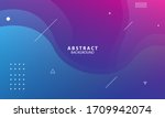 colorful geometric background.... | Shutterstock .eps vector #1709942074