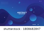 liquid color background design. ... | Shutterstock .eps vector #1808682847