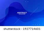 abstract blue color background. ... | Shutterstock .eps vector #1927714601