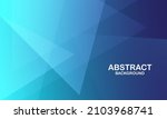 abstract blue geometric... | Shutterstock .eps vector #2103968741