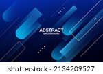 abstract geometric blue color... | Shutterstock .eps vector #2134209527