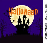 halloween session conceptual... | Shutterstock .eps vector #1522788101
