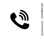 call icon symbol vector | Shutterstock .eps vector #1344886184
