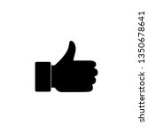 thumbs up icon logo | Shutterstock .eps vector #1350678641