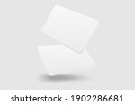 realistic floating blank... | Shutterstock . vector #1902286681