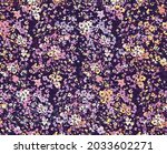 floral liberty pattern. plant... | Shutterstock .eps vector #2033602271