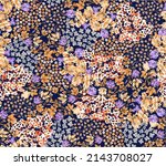 patchwork with floral... | Shutterstock .eps vector #2143708027