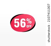 56 discount  sales vector... | Shutterstock .eps vector #2107411307