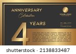 4th anniversary logotype.... | Shutterstock .eps vector #2138833487