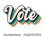 Vote Graphic  Rainbow Voting...