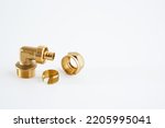 Brass pipe fittings adapters tube coupler connector for water fuel gas ship                               
