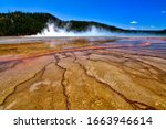 Hot Springs Basin landscapes with people image - Free stock photo ...