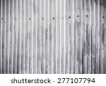 industrial old metal wall... | Shutterstock . vector #277107794