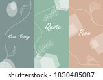 vector set of abstract royal... | Shutterstock .eps vector #1830485087