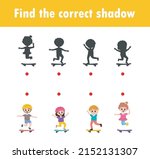find the correct shadow.... | Shutterstock .eps vector #2152131307