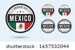 made in mexico. set of labels... | Shutterstock .eps vector #1657532044
