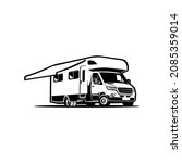 Campervan Vector Isolated....