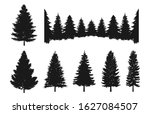 pine tree and forest collection ... | Shutterstock . vector #1627084507