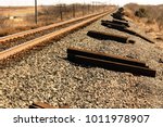 Railroad Ties Lying Near...
