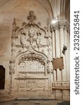 Small photo of 06-10-2023, Tomb of Arcediano Villegas, in the ambulatory of the Cathedral of Burgos, Burgos, Castilla y Leon, Spain