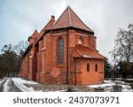 Small photo of Kircha Arnau (St. Katharine's Church). On the territory of the convent of St. Catherine. Village of Rodniki (formerly Arnau), Kaliningrad region. Russia