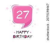 creative happy birthday to you... | Shutterstock .eps vector #2075198467