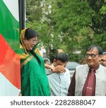 Small photo of Chattogram, Bangladesh - March 20, 2023: Vice-Chancellor and Pro Vice-Chancellor of University of Chittagong in one frame. Women Empowerment.